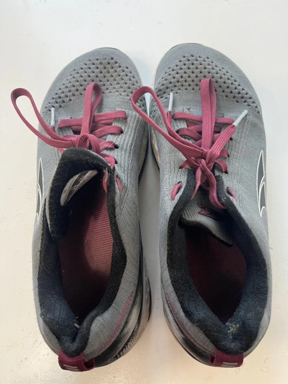 Altra Sz 7.5 Grey Guide Rail StabiliPad Athletic Running Shoes